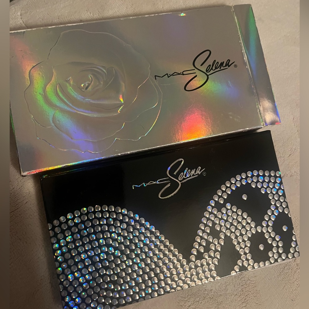 - MAC Selena limited edition eyeshadow palette.